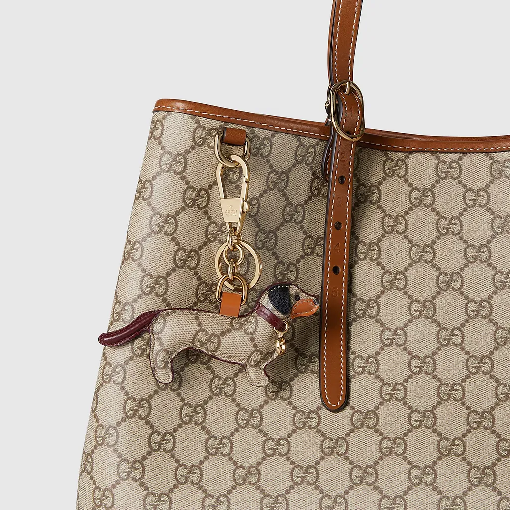 Dog-Shaped Bag Charm