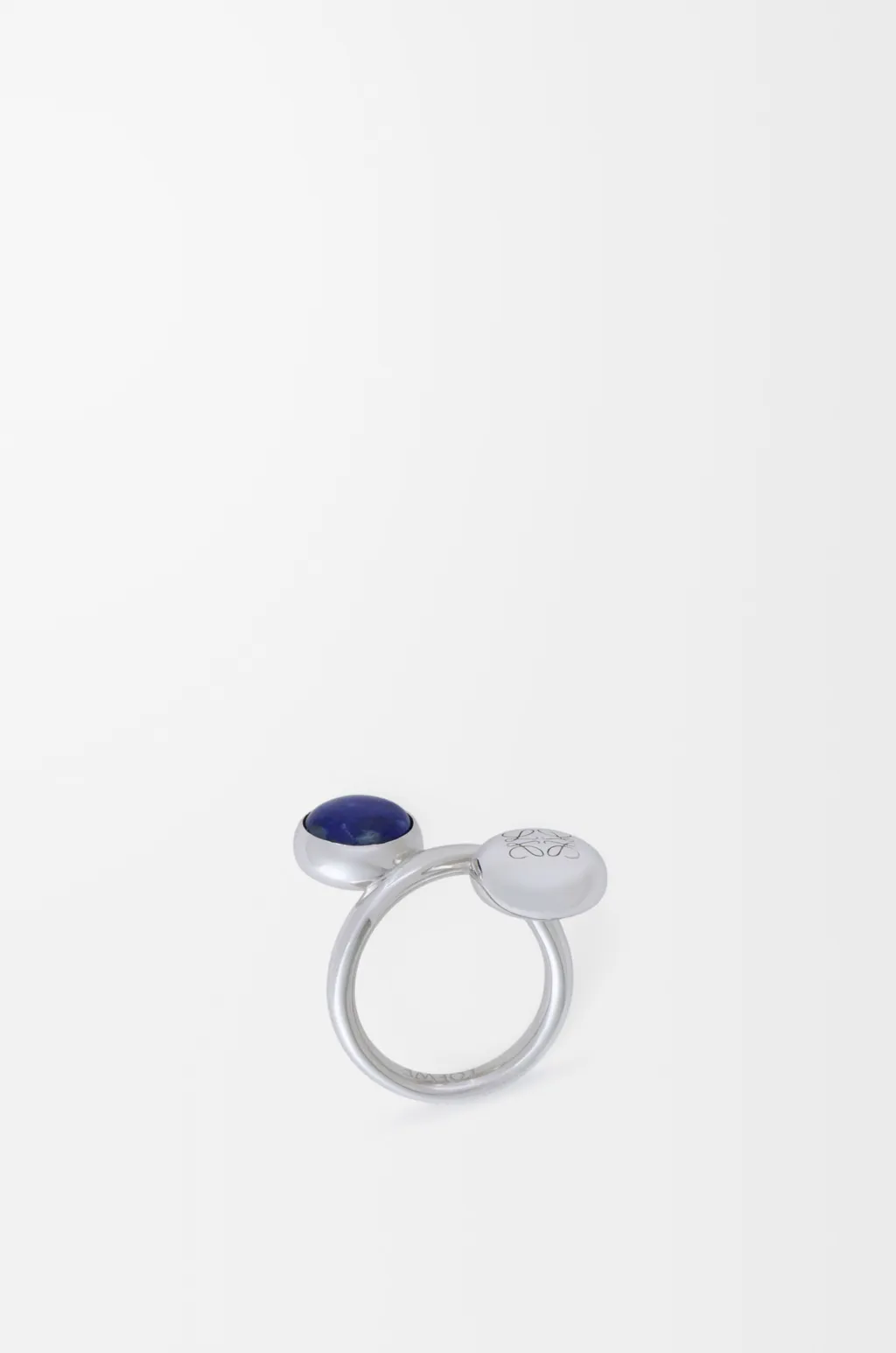Anagram Pebble Ring In Sterling Silver And Lapis Lazuli