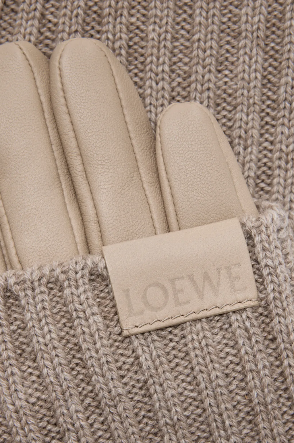 Gloves In Cashmere And Nappa Lamvskin