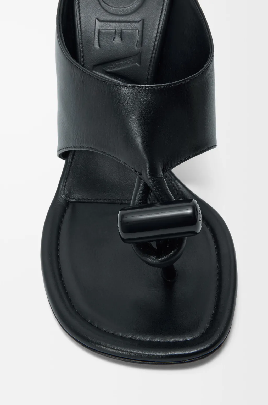 Toggle Sandal In Shiny Smooth Calfskin