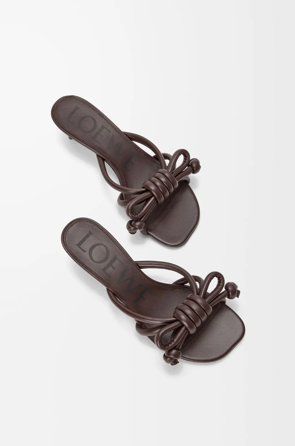 Flamenco Knot Sandal In Lambskin