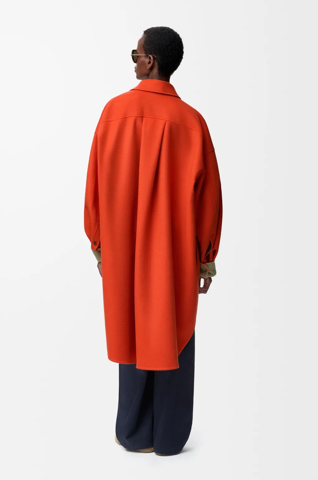 Coat In Wool And Cashmere