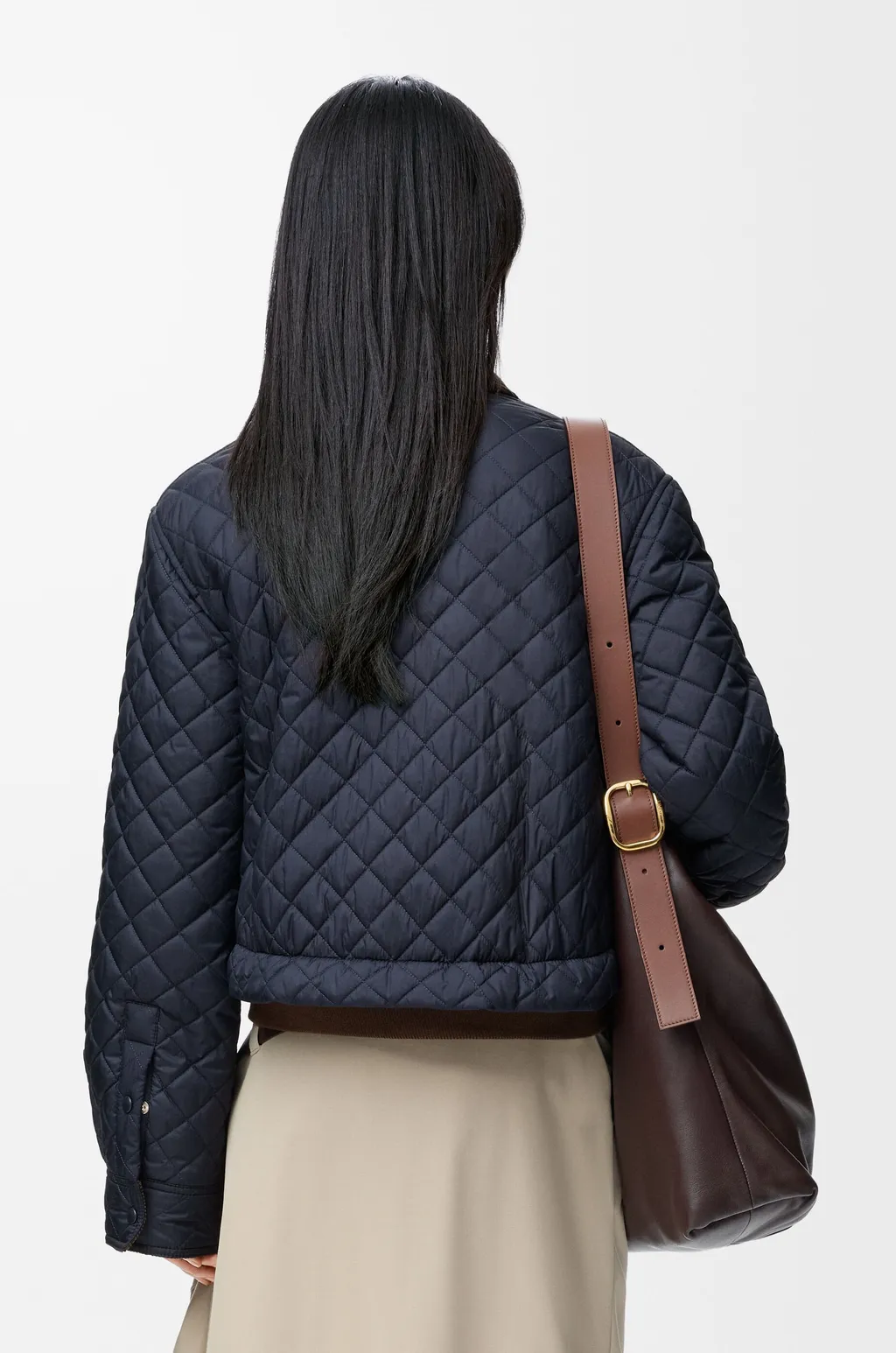 Short Jacket In Technical Fabric