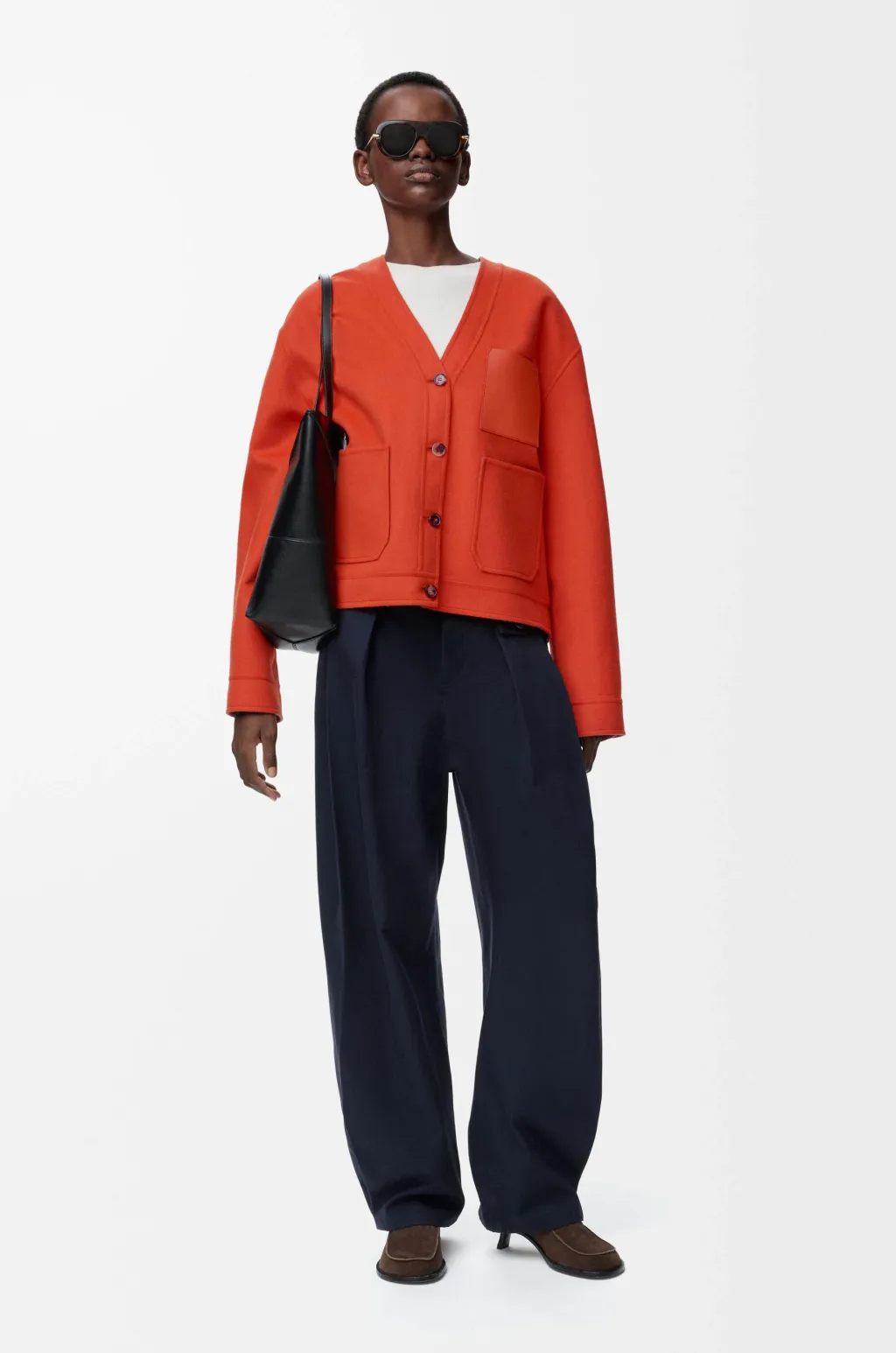 Cardigan In Wool And Cashmere
