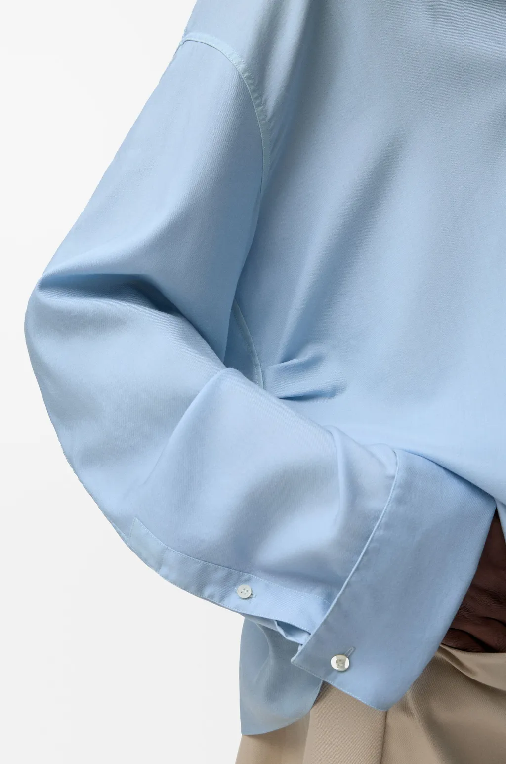 Shirt In Wool And Silk