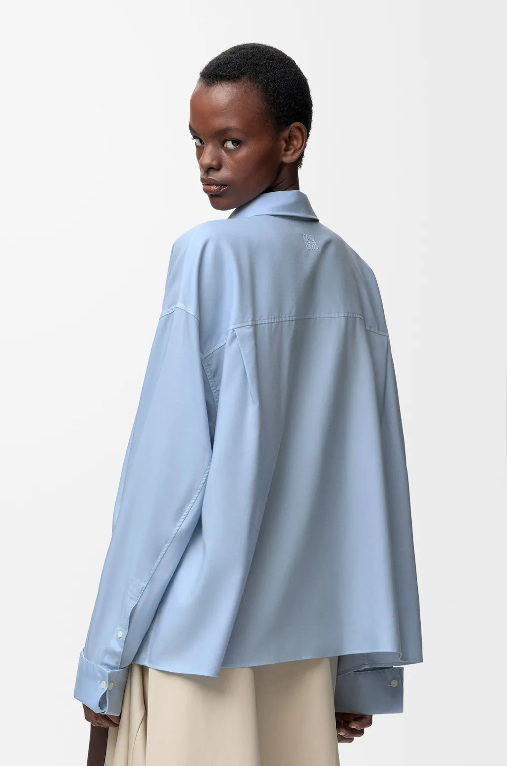 Shirt In Wool And Silk