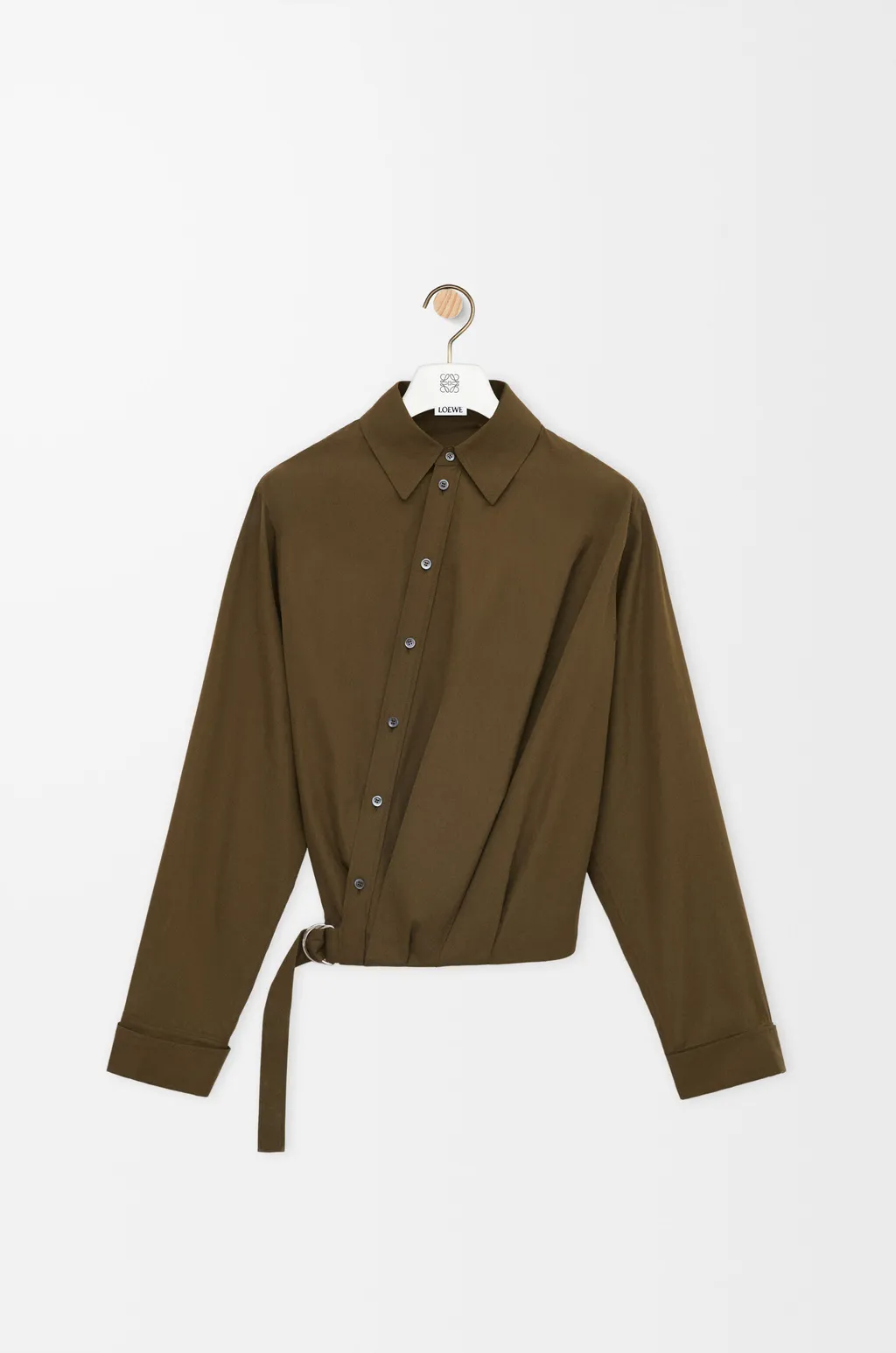 Draped Shirt In Cotton