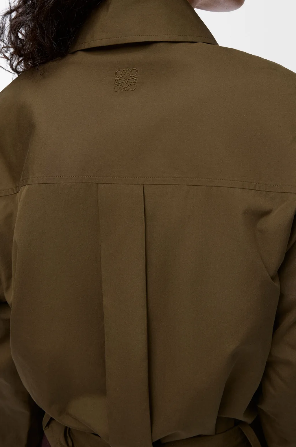 Draped Shirt In Cotton