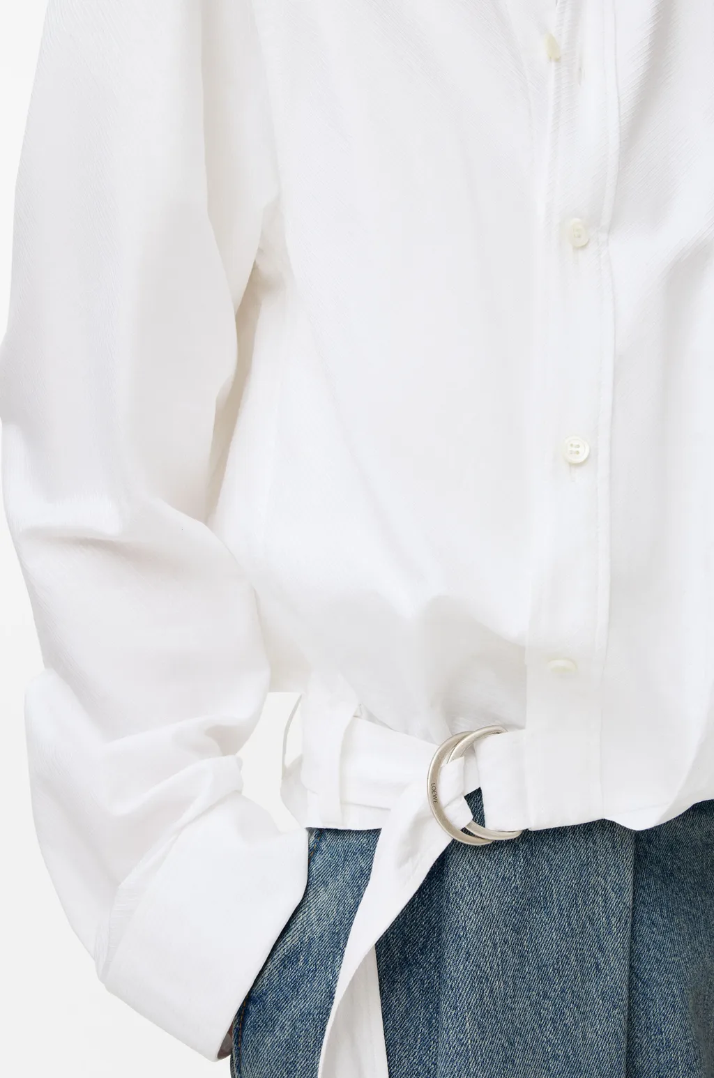 Draped Shirt In Cotton