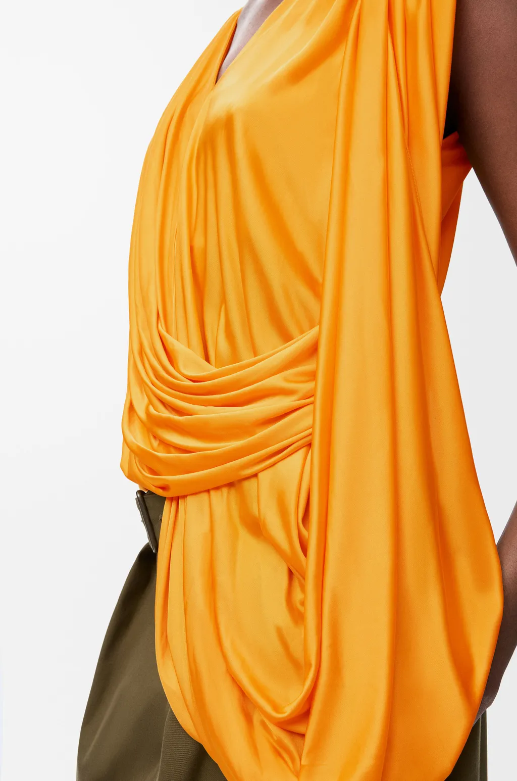 Draped Top In Viscose