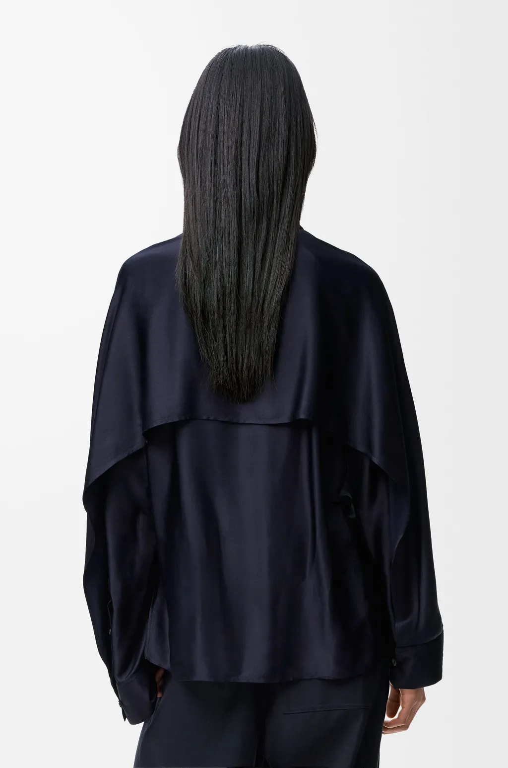 Cape Shirt In Viscose