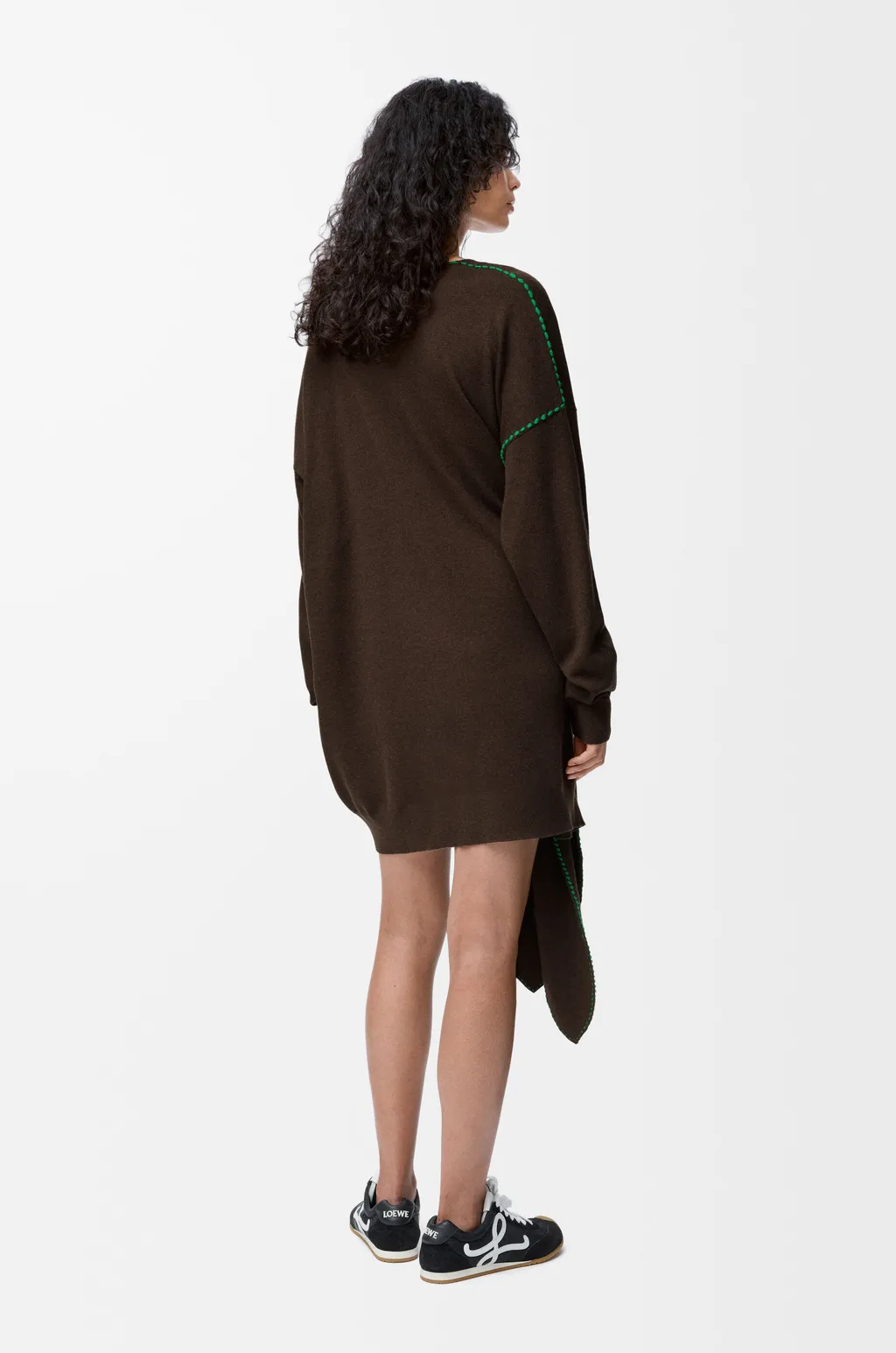 Scarf Dress In Wool