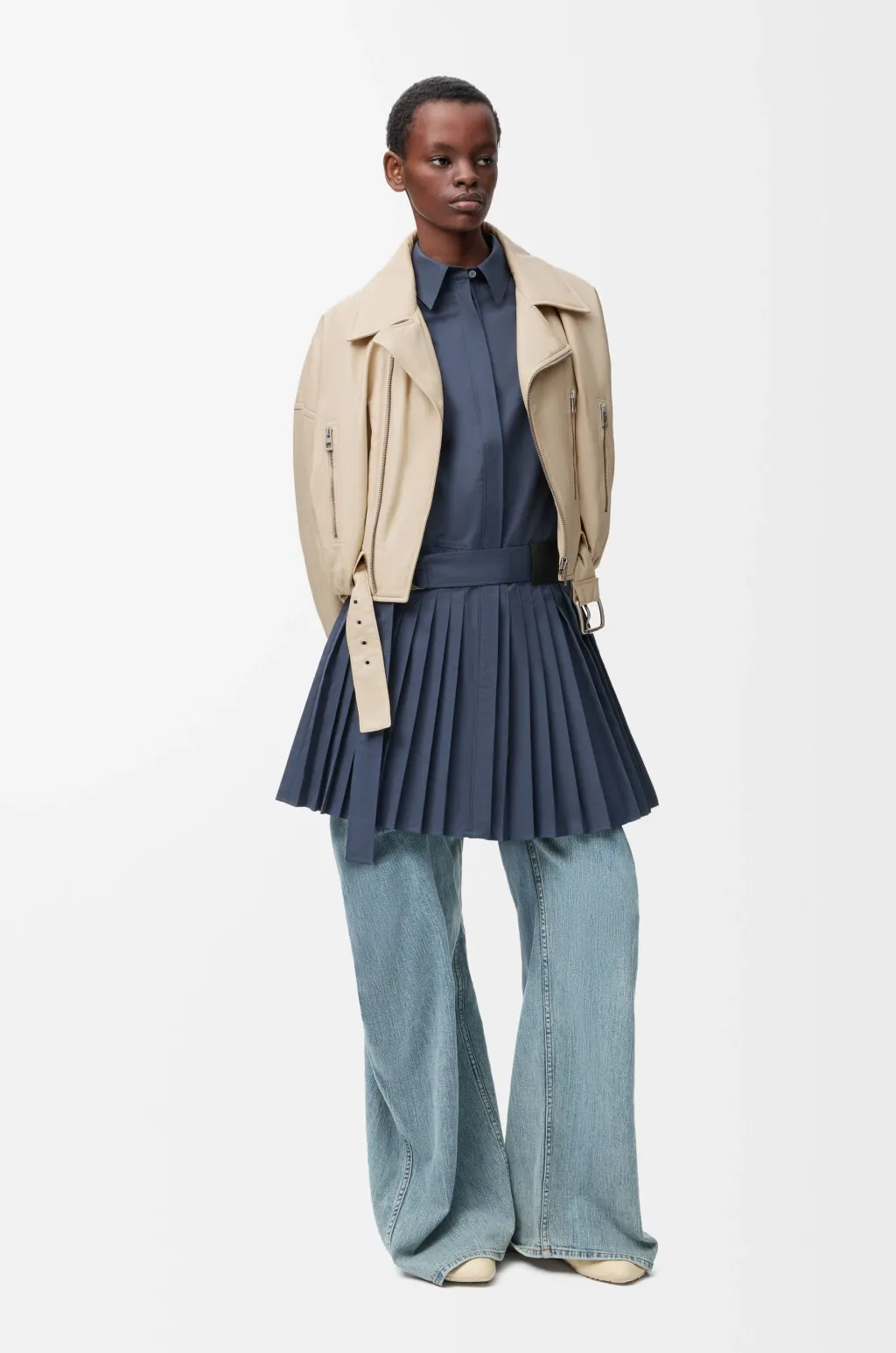 Biker Jacket In Nappa Lambskin