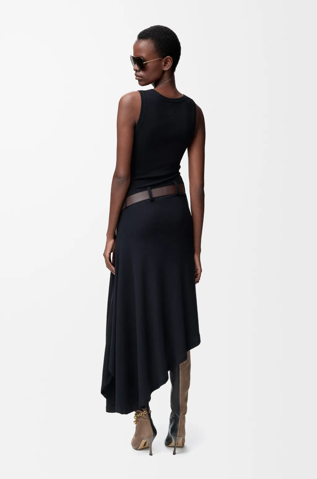 Tank Dress In Stretch Cotton