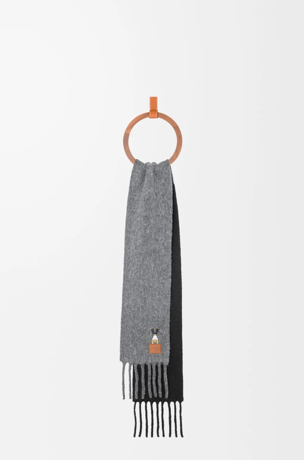 Scarf In Alpaca And Wool Blend