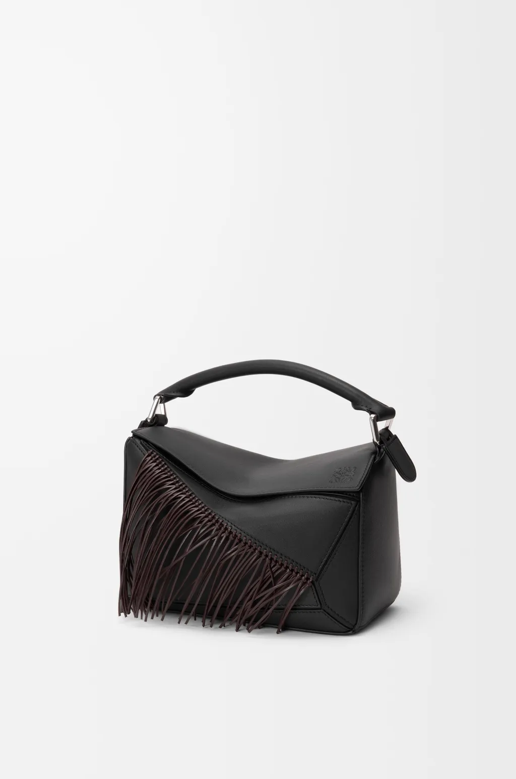 Fringe Small Puzzle Bag In Classic Calfskin