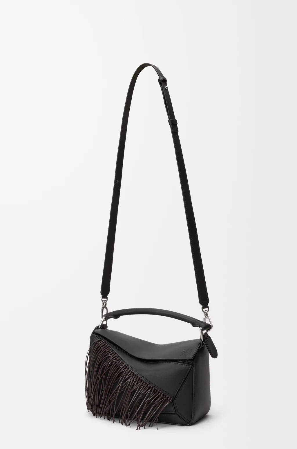 Fringe Small Puzzle Bag In Classic Calfskin