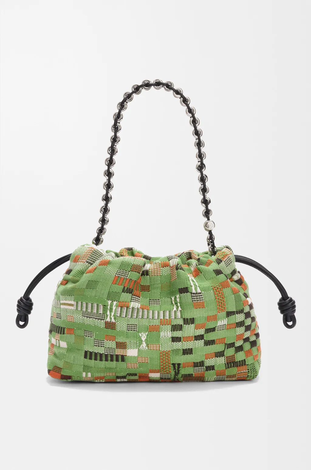 Medium Flamenco Purse In Embroidered Textile