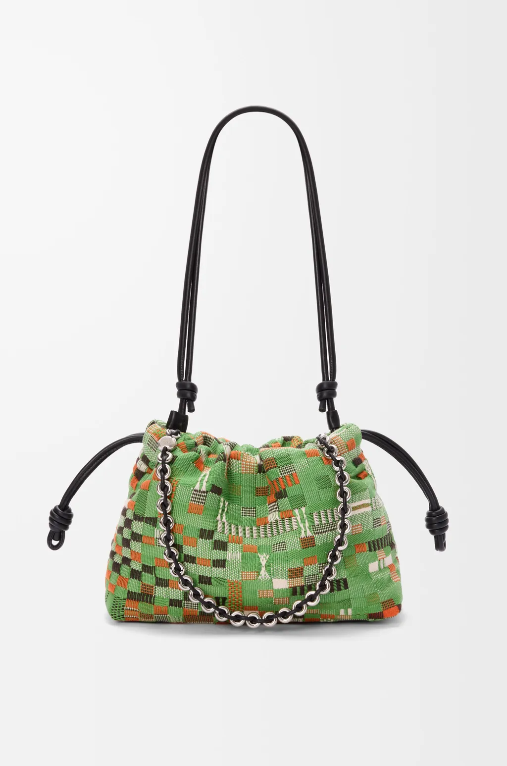 Medium Flamenco Purse In Embroidered Textile
