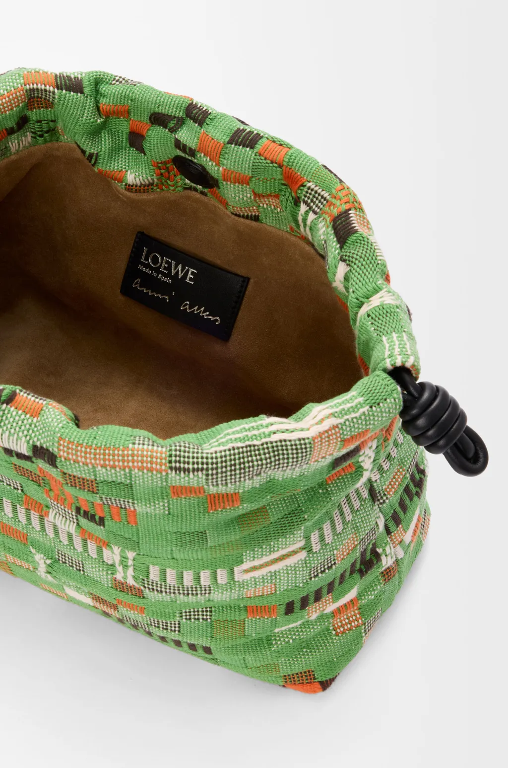 Medium Flamenco Purse In Embroidered Textile