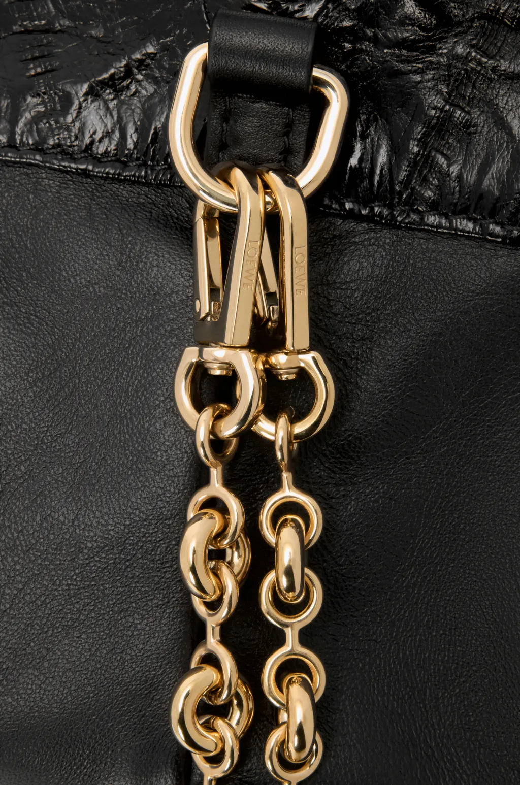 Mini Flamenco Purse In Hagfish