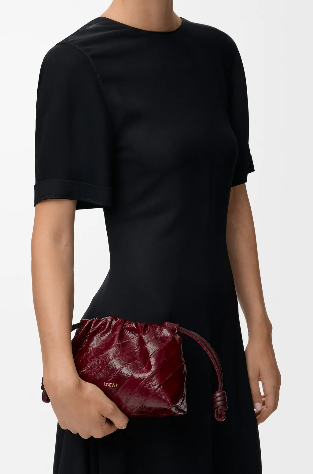Mini Flamenco Purse In Hagfish