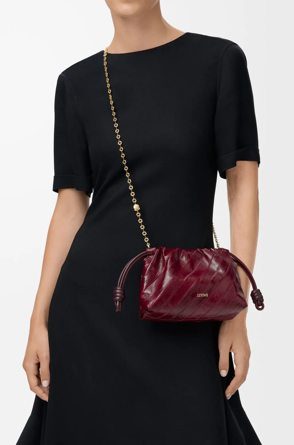 Mini Flamenco Purse In Hagfish
