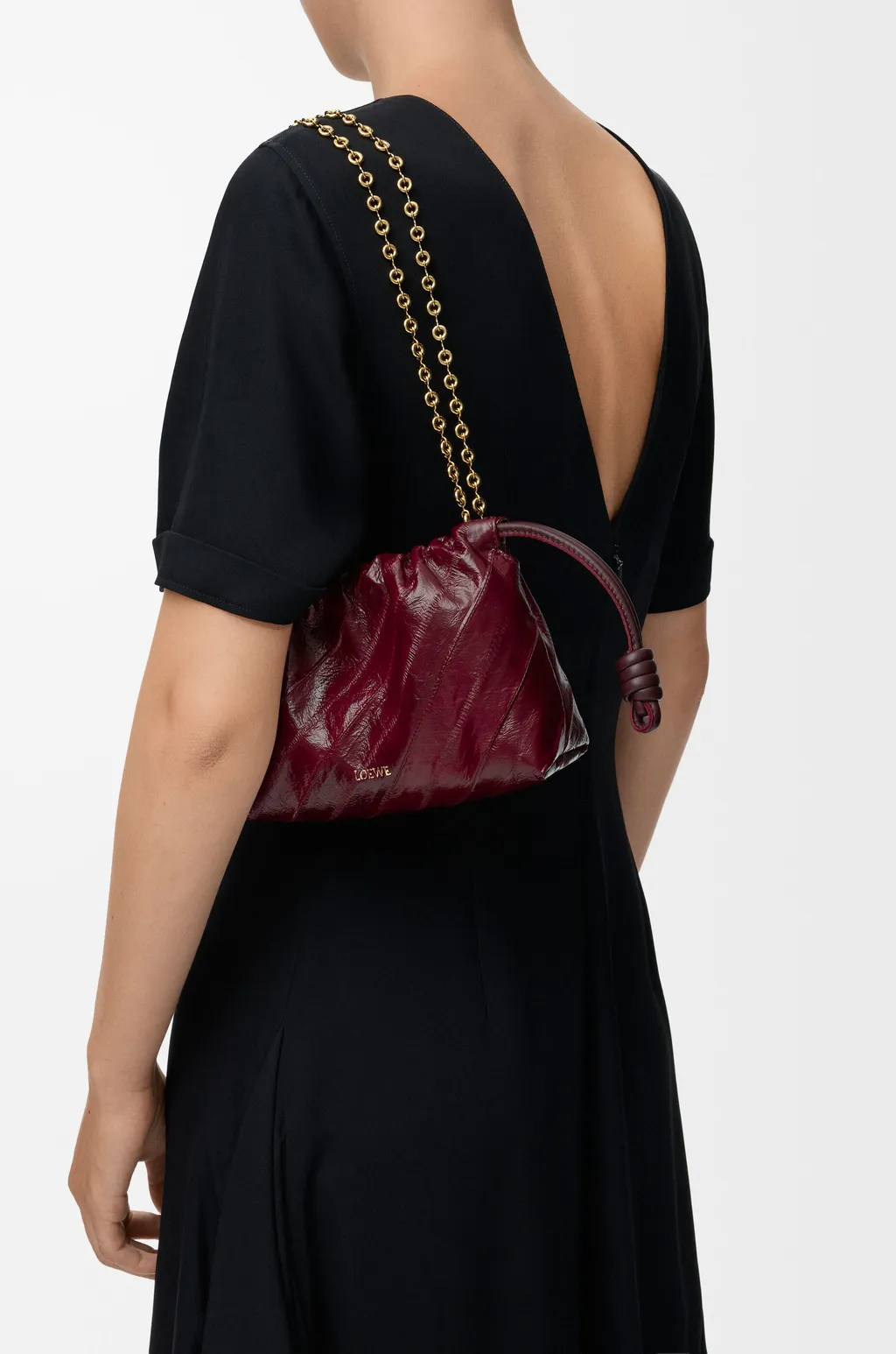 Mini Flamenco Purse In Hagfish