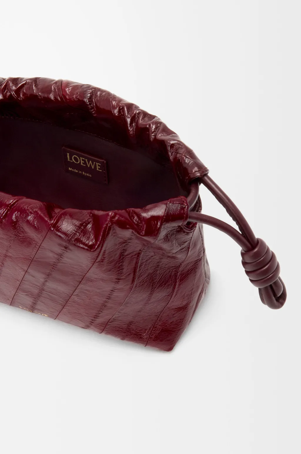 Mini Flamenco Purse In Hagfish
