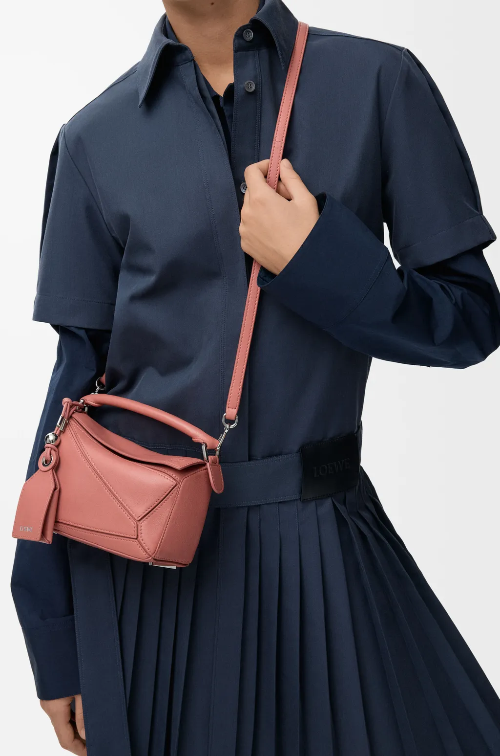 Mini Featherlight Puzzle Bag In Nappa Lambskin