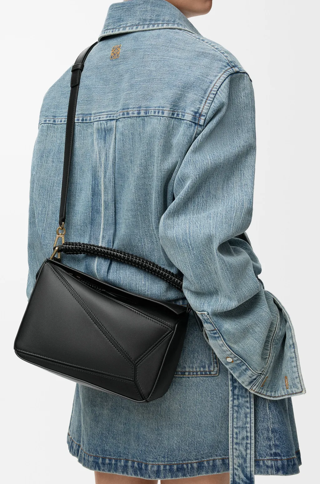Small Puzzle Bag In Smooth Calfskin And Nappa Lambskin