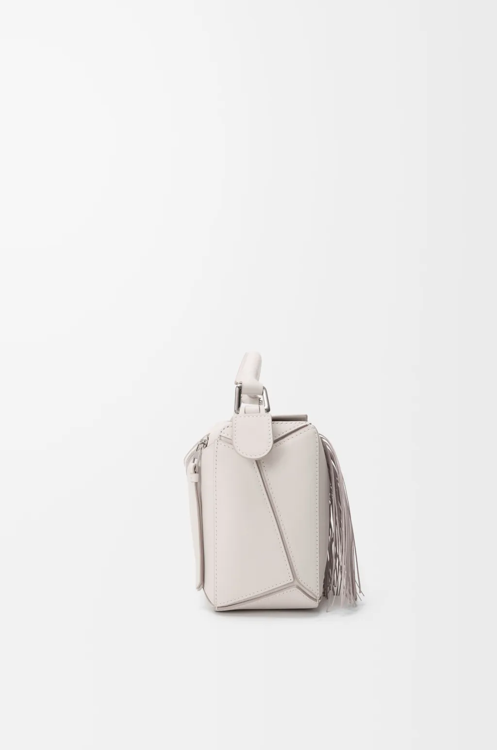 Fringe Small Puzzle Bag In Classic Calfskin