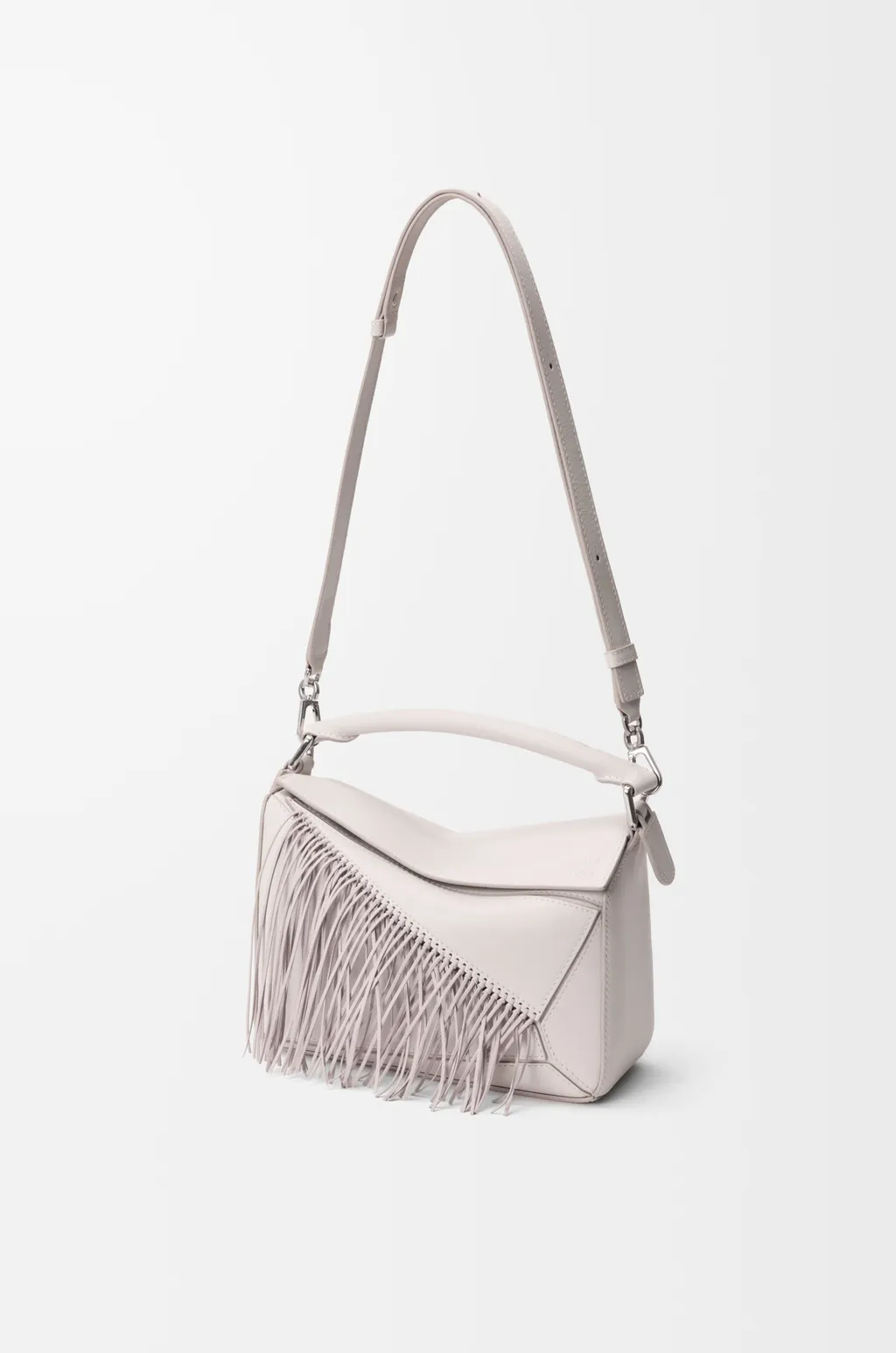 Fringe Small Puzzle Bag In Classic Calfskin