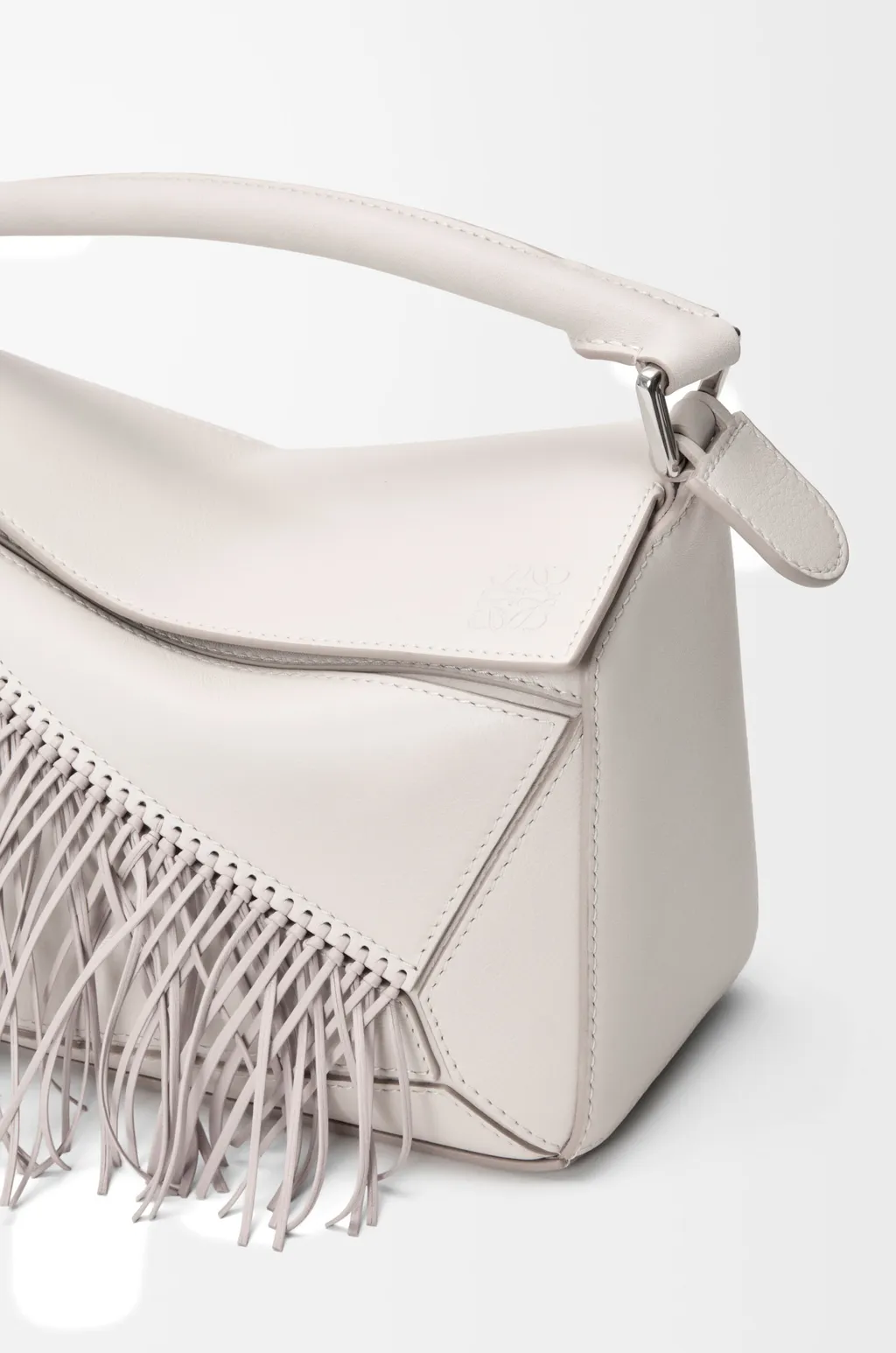 Fringe Small Puzzle Bag In Classic Calfskin