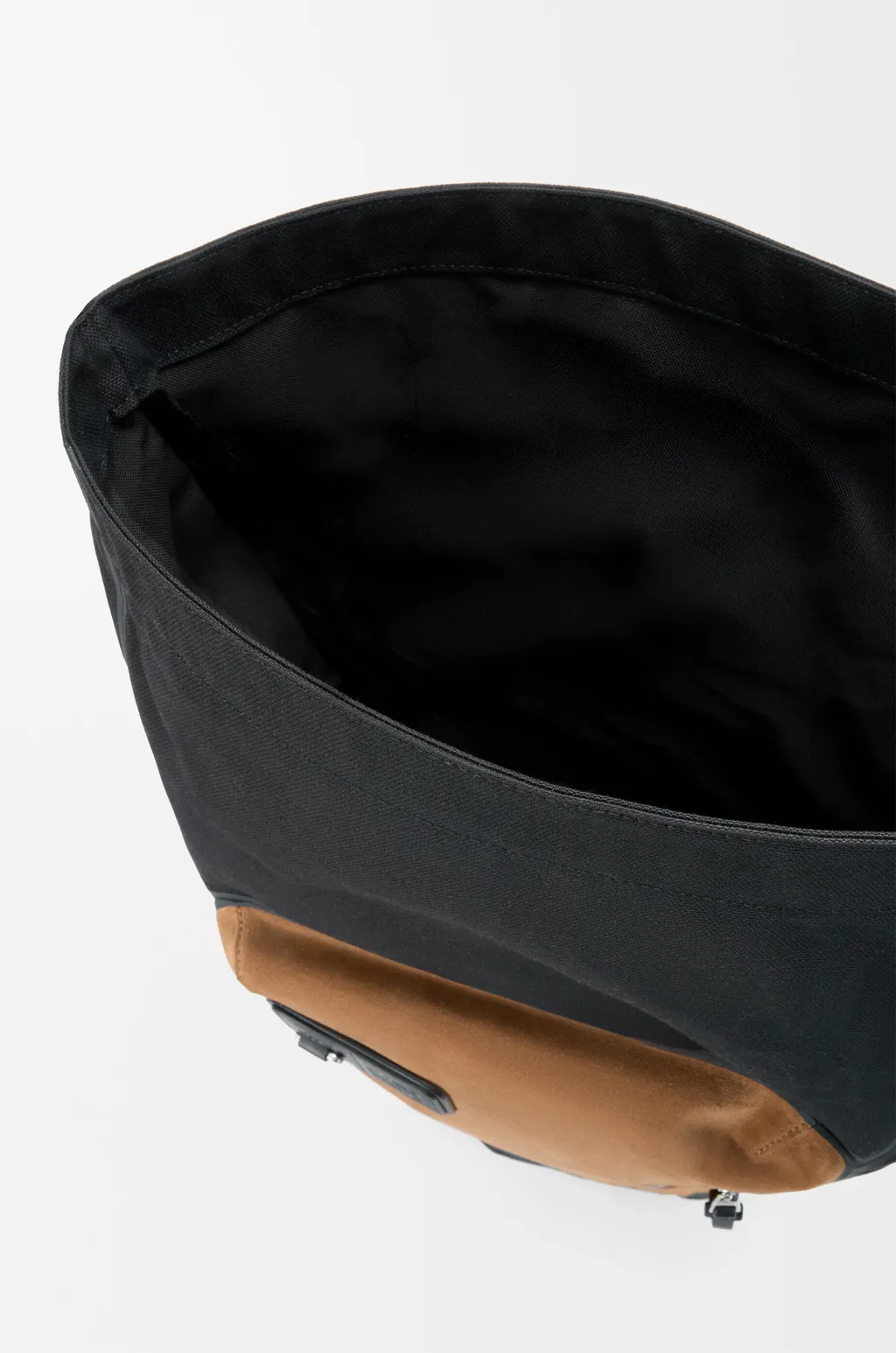 Flex Roll-Top Backpack In Canvas And Suede