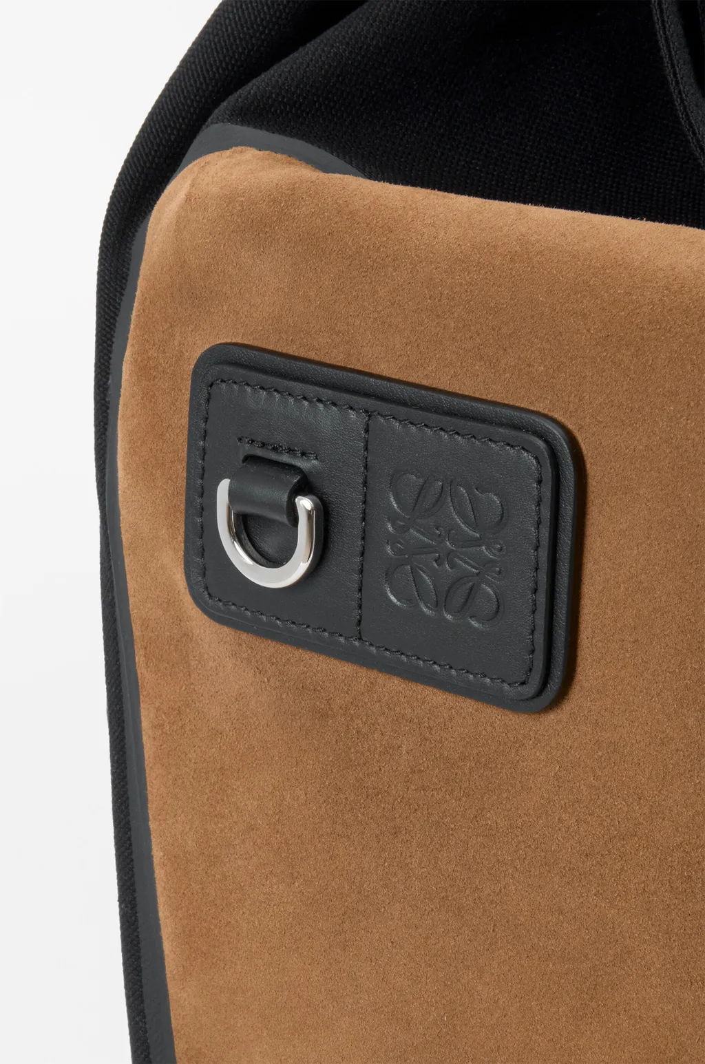 Flex Roll-Top Backpack In Canvas And Suede