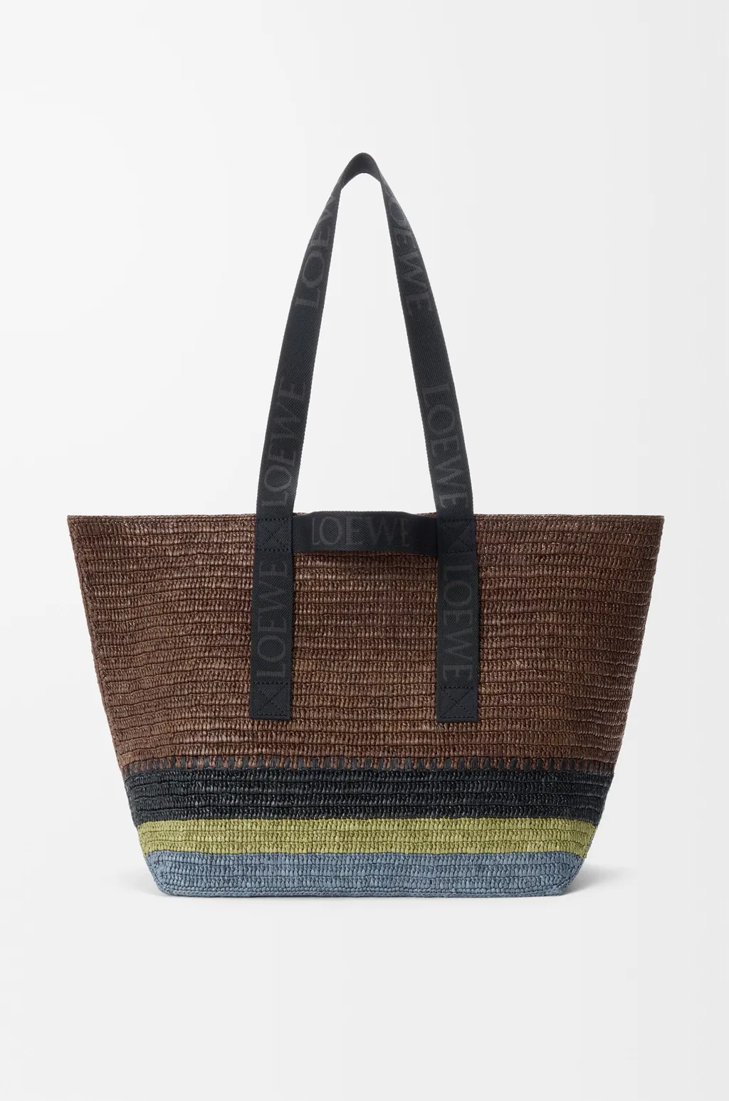 Fold Shopper In Raffia