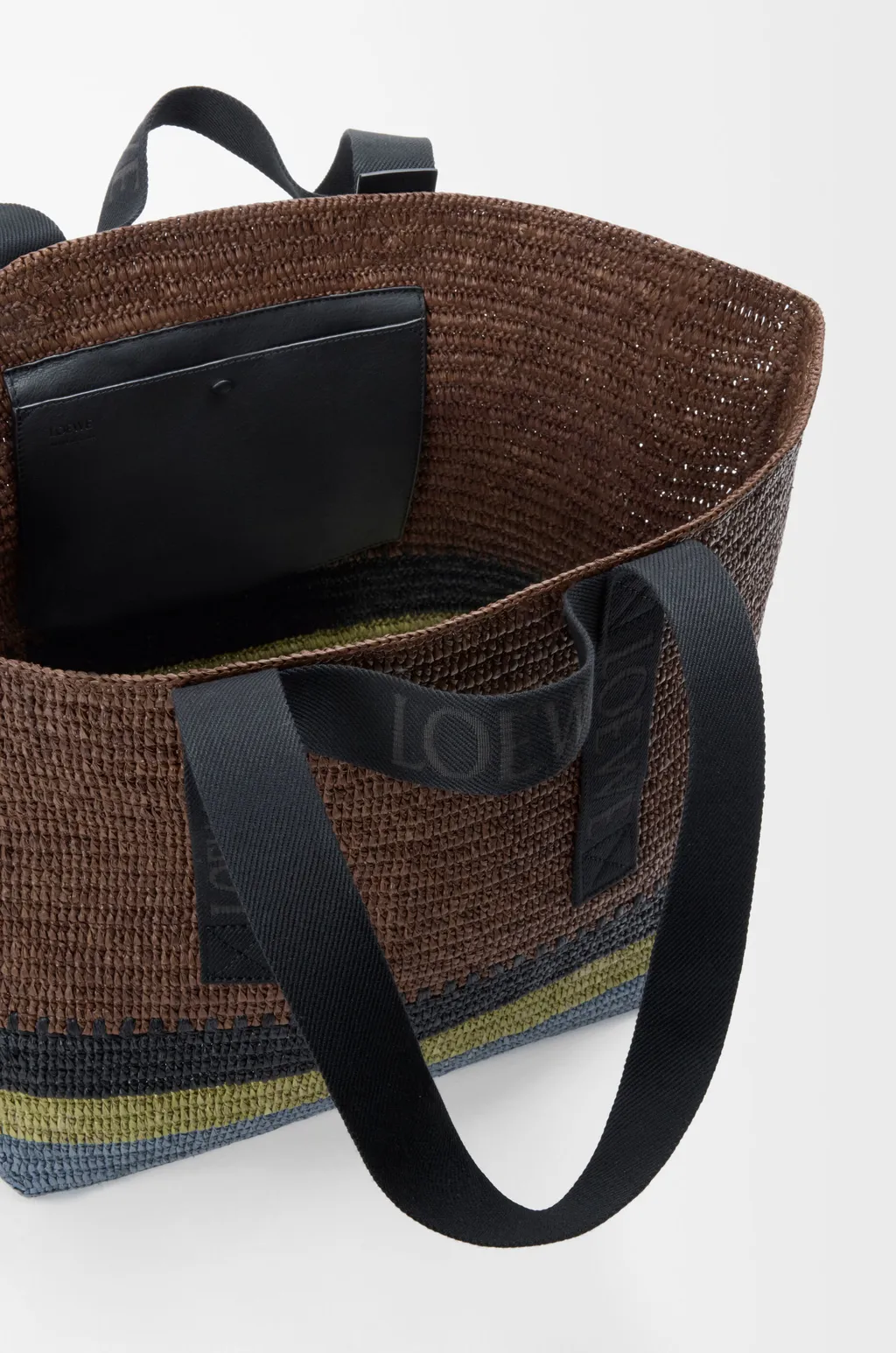Fold Shopper In Raffia
