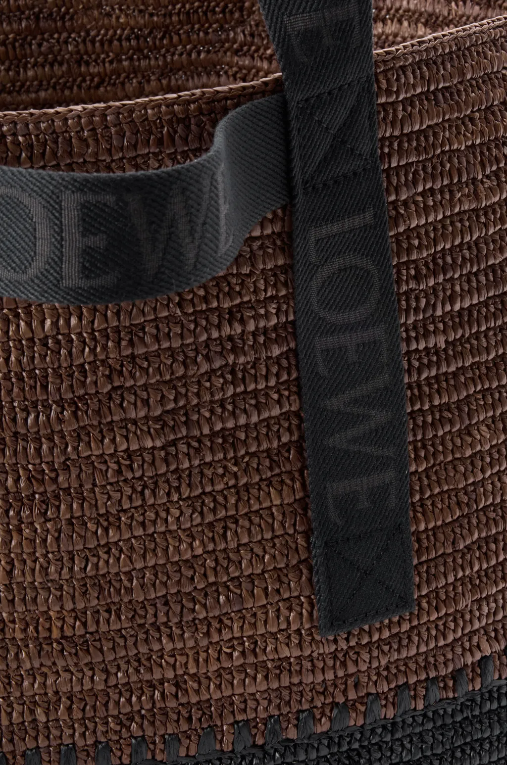 Fold Shopper In Raffia