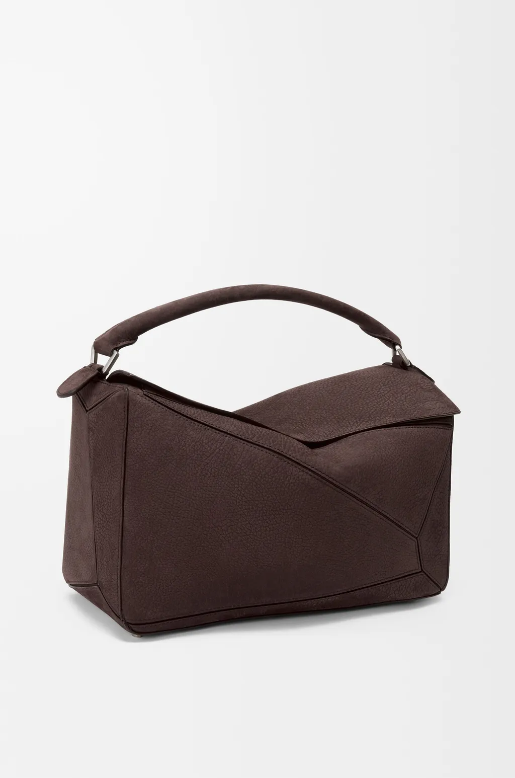 Large Puzzle Bag In Grained Nubuck