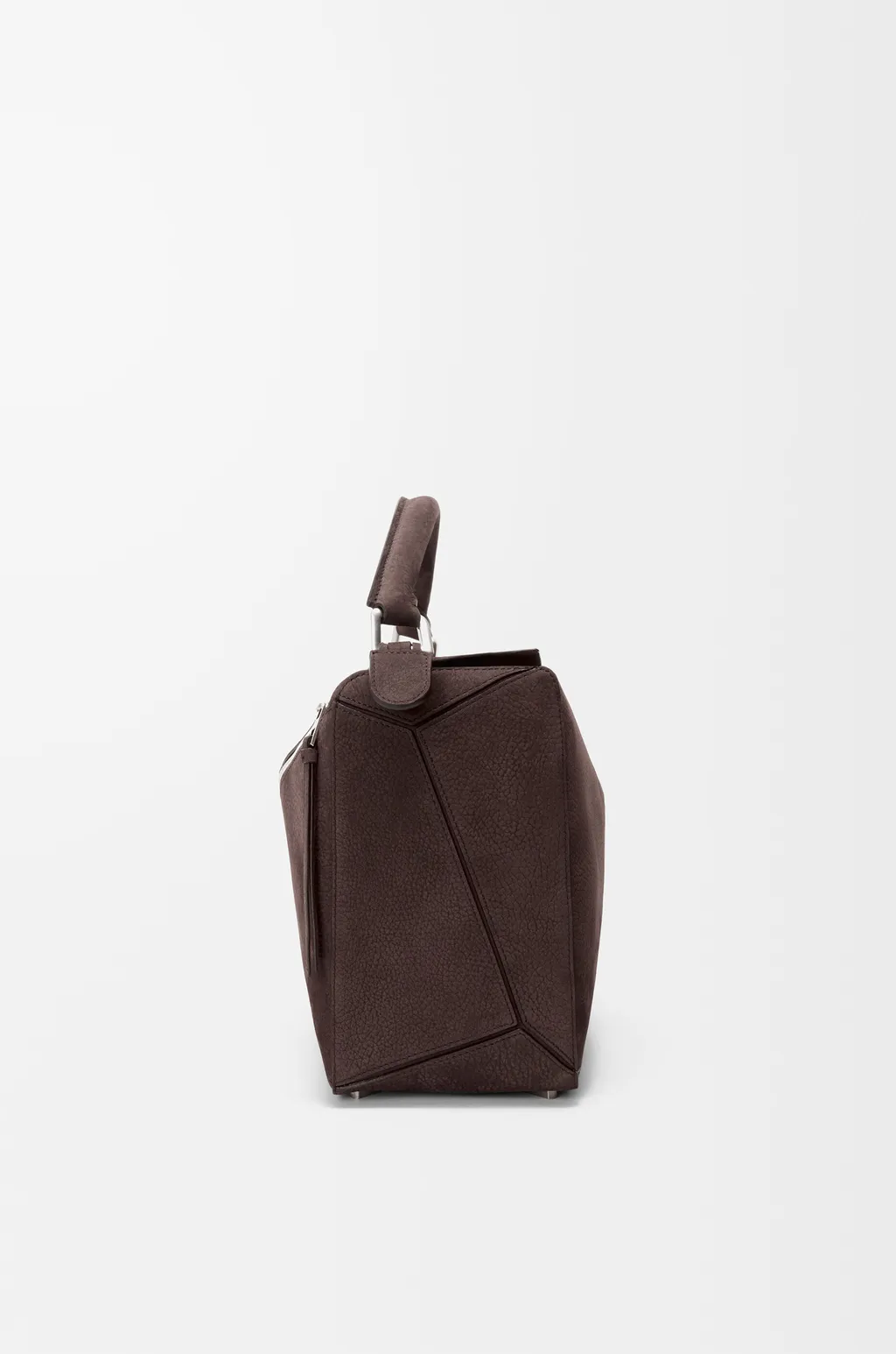 Large Puzzle Bag In Grained Nubuck