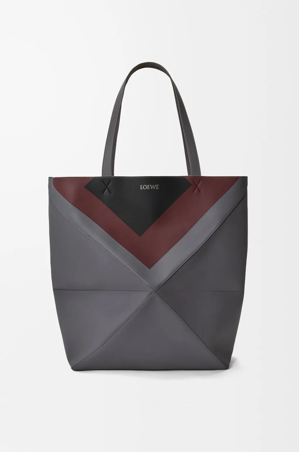 Xl Puzzle Fold Tote In Nappa Calfskin