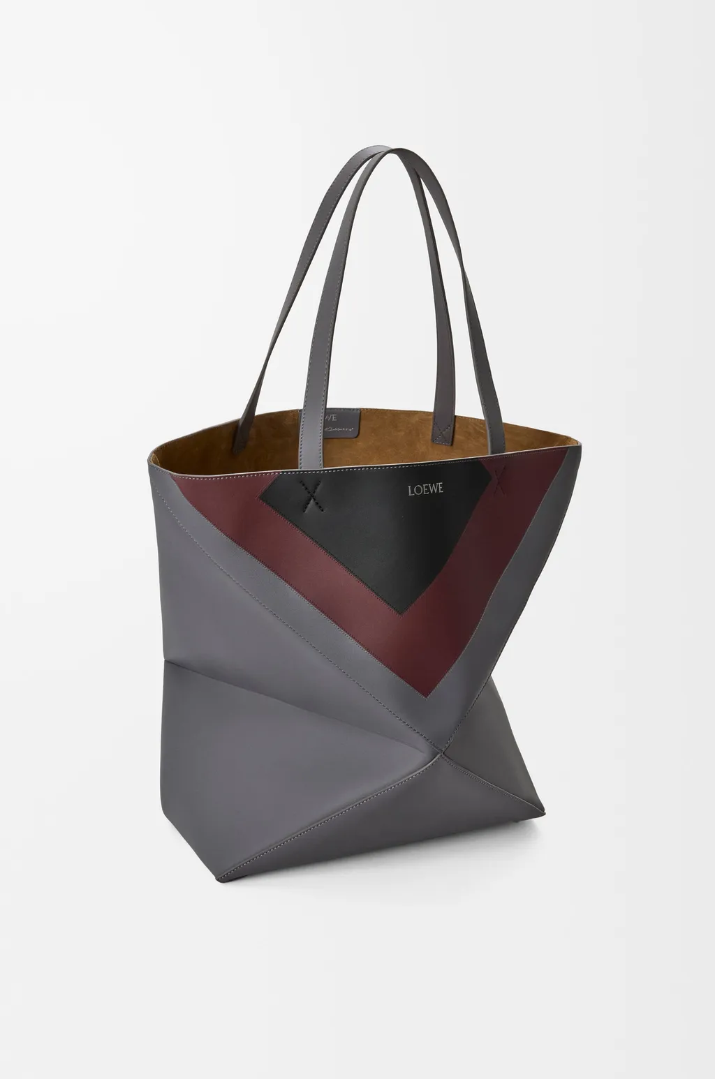 Xl Puzzle Fold Tote In Nappa Calfskin