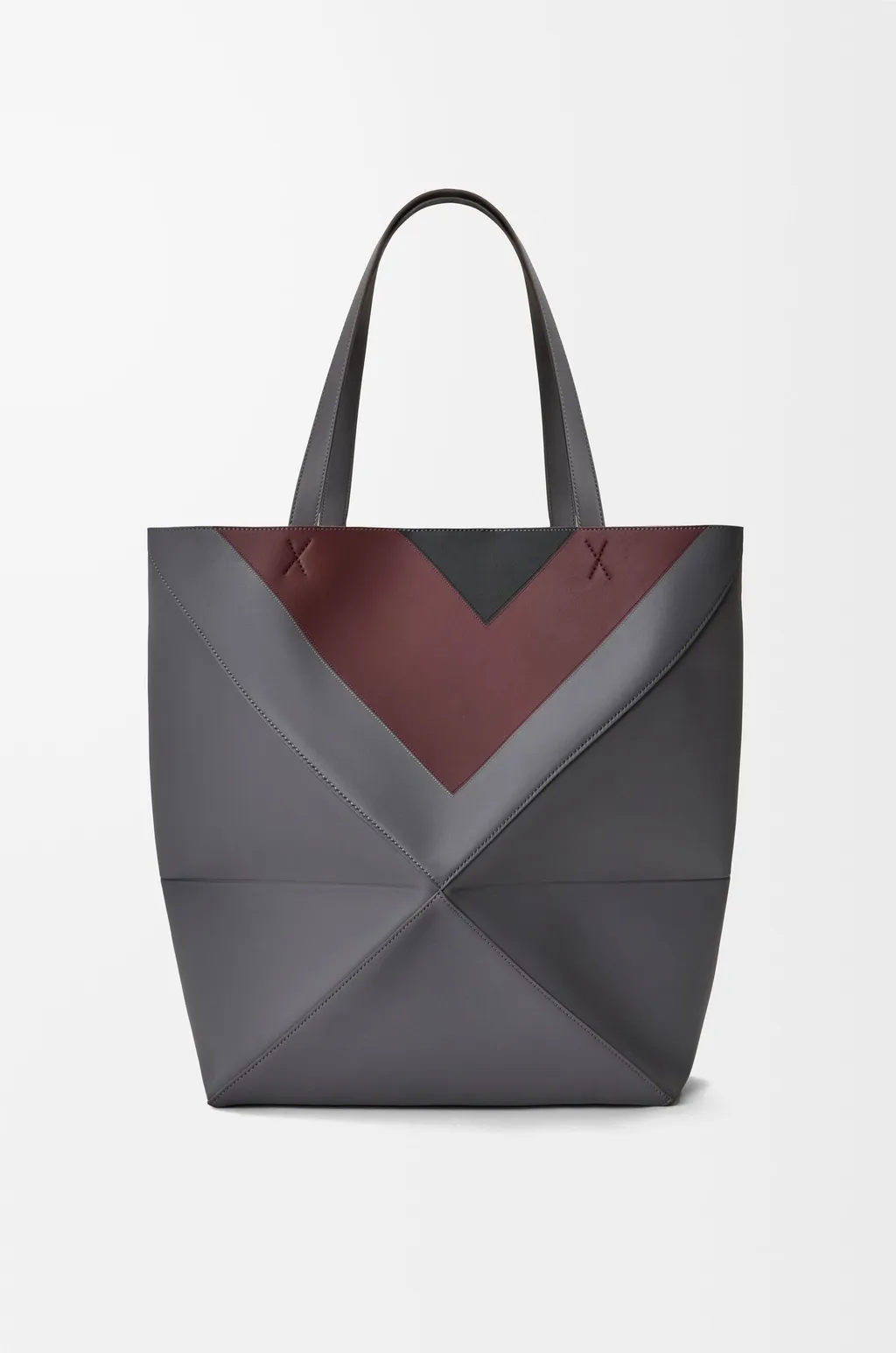 Xl Puzzle Fold Tote In Nappa Calfskin
