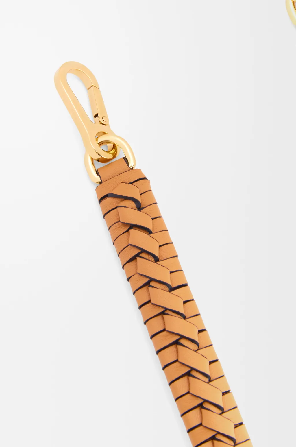 Woven Spiral Strap In Classic Calfskin
