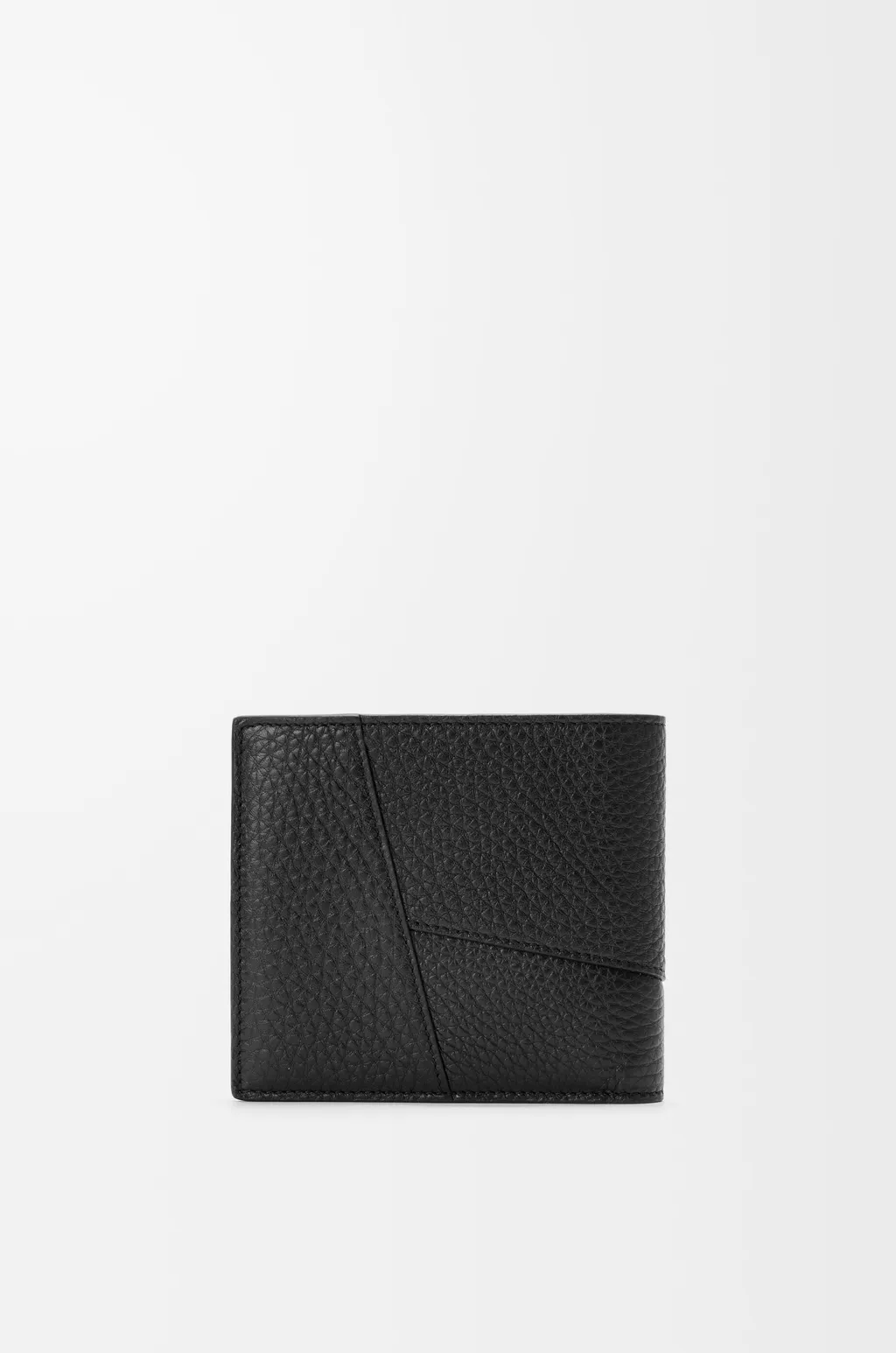 Puzzle Bifold Coin Wallet In Supple Grained Calfskin