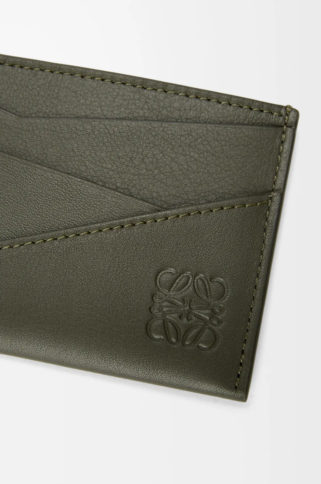 Puzzle Plain Cardholder In Classic Calfskin