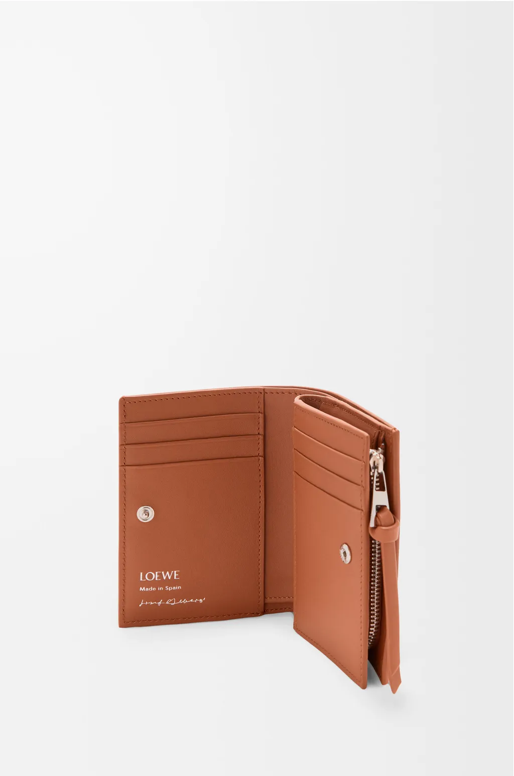 Compact Wallet In Nappa Calfskin