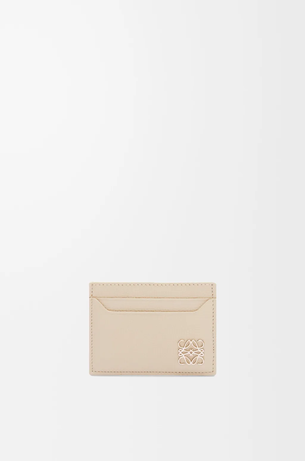 Anagram Plain Cardholder In Pebble Grained Calfskin