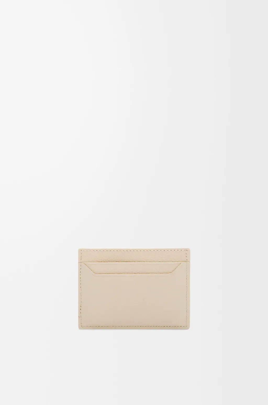 Anagram Plain Cardholder In Pebble Grained Calfskin